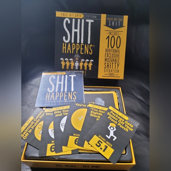 Shit happens adult party card game- full of shit edition - Picture 2 of 3